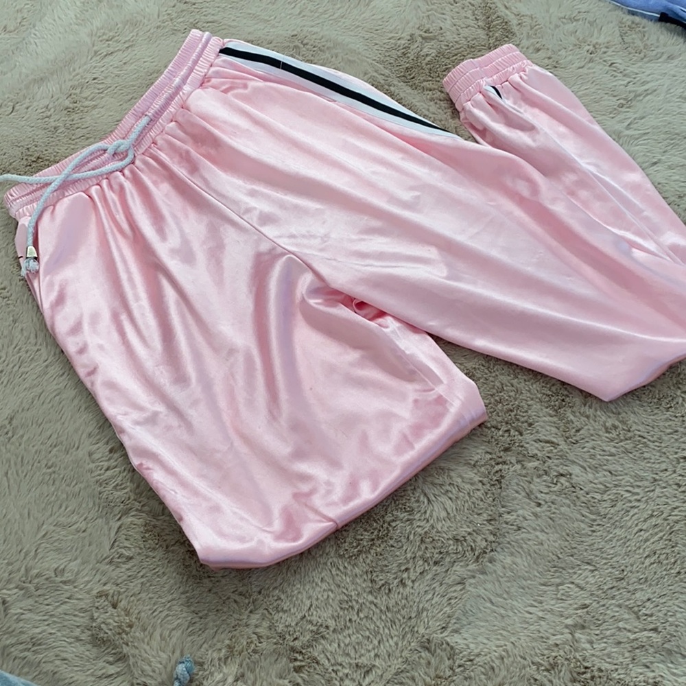 Silk joggers